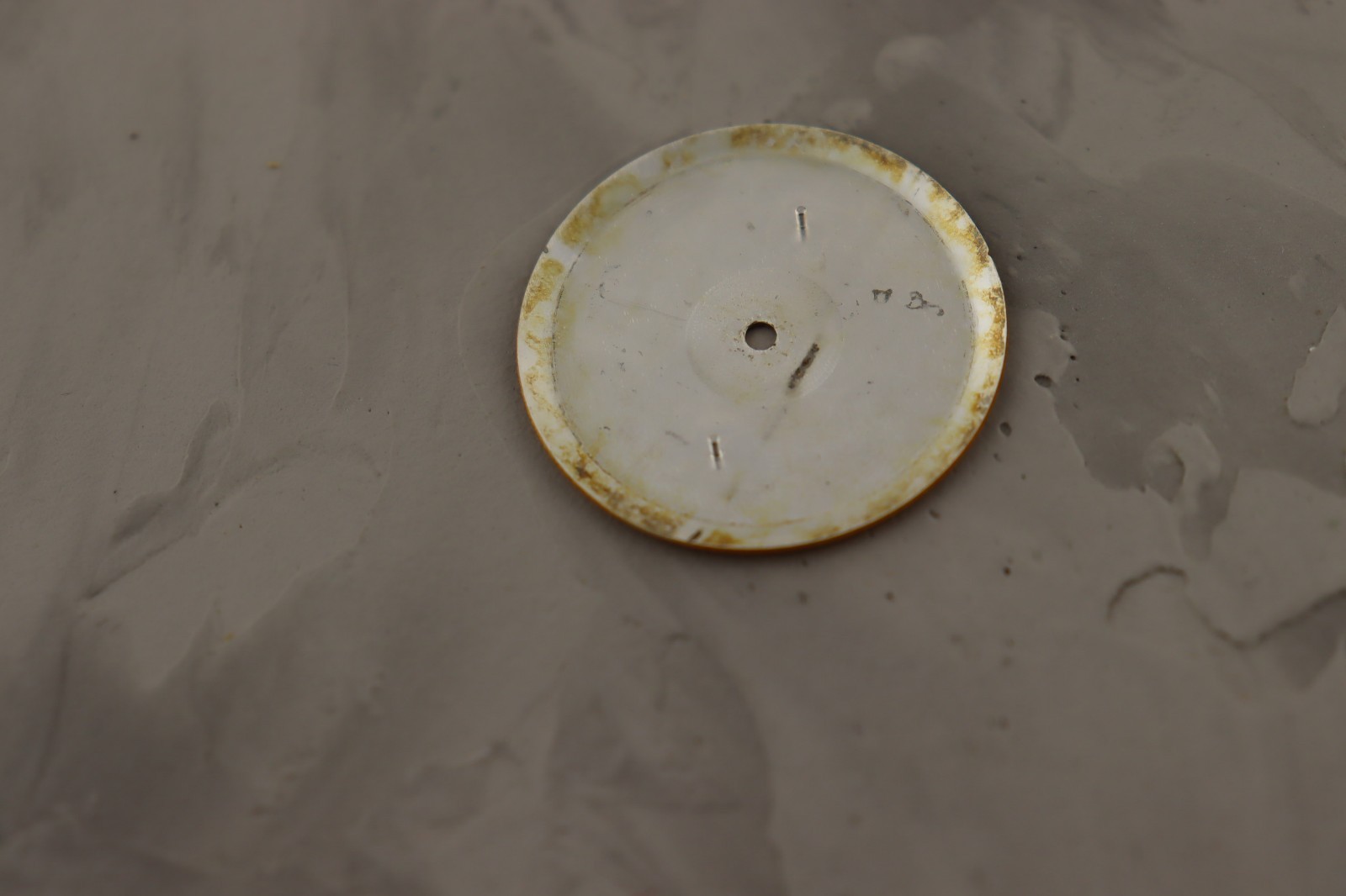 Dial for vintage Watch Poljot de Luxe, Luch. 23 jewels, wristwatches Soviet