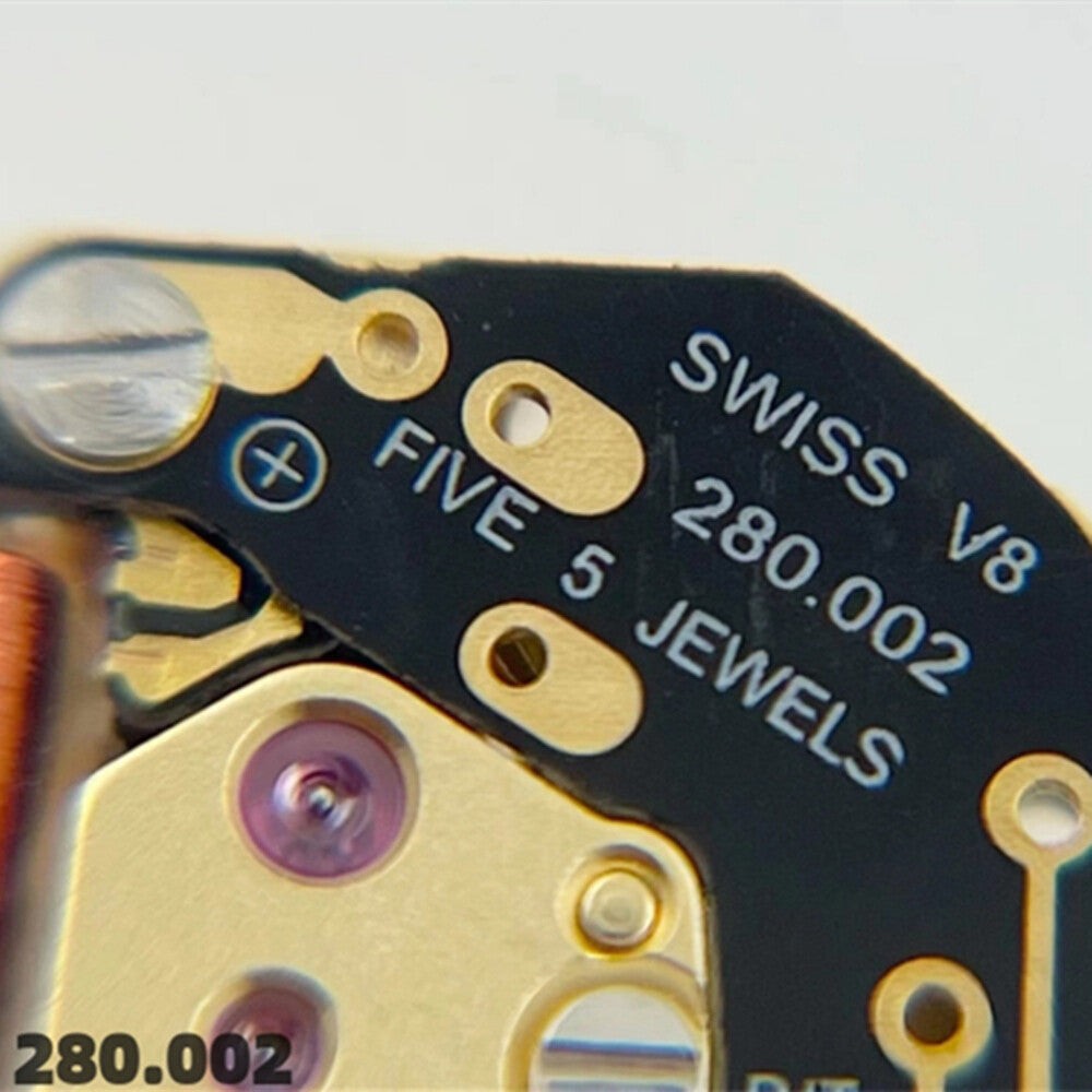 Quartz Watch with Swiss ETA 280.002 Movement 2-Hand Design