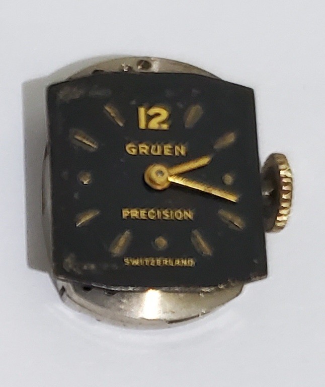 Gruen 17 Jewels 275 Ladies Watch Vintage Movement for Parts or Repair