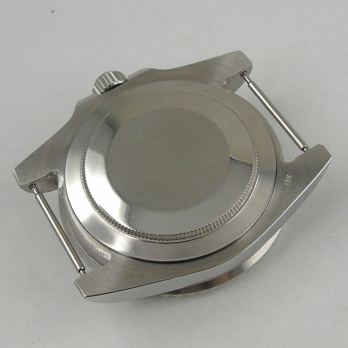 40mm SUB Watch Men Case Sapphire Glass Fit ETA 2836 MIYOTA 8215 821A Metal Back