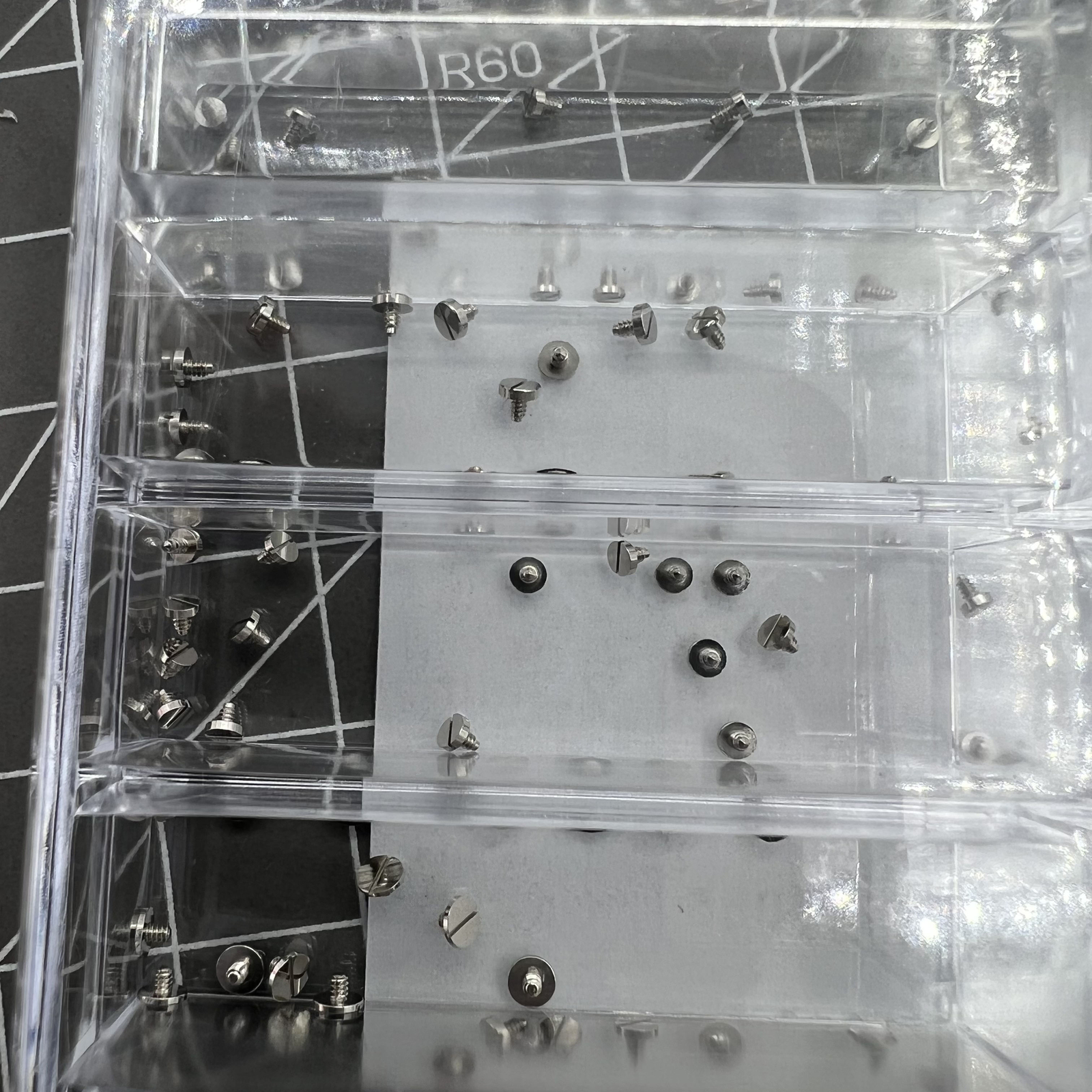 Assorment Fixing Screws of Watch Movements with Multiple Sizes Watch Part