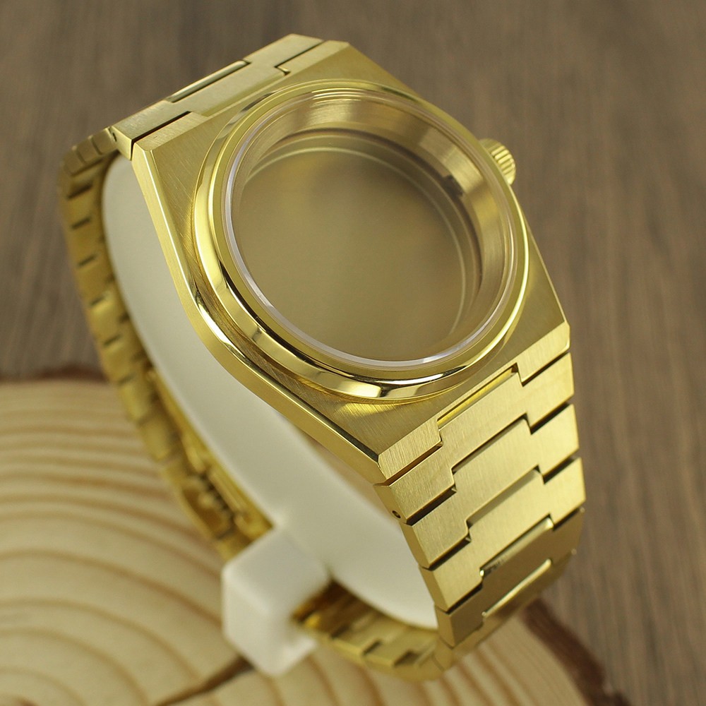 41mm Stainless Watch Case Sapphire for NH34 NH35 NH36 Movement 28.5mm Dial Parts