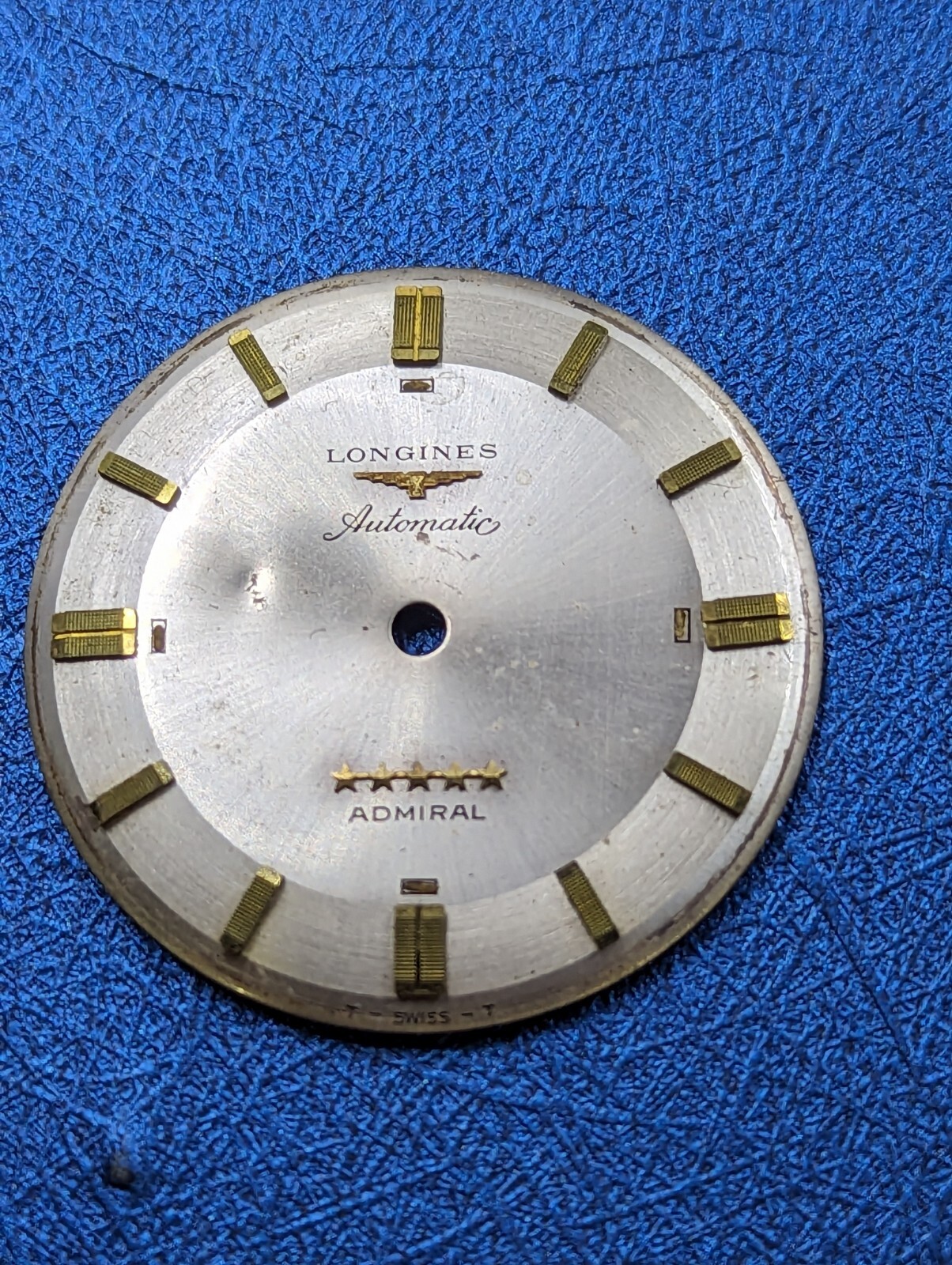 Longines Admiral 5 star Dial Pie Pan Piepan. 30.56mm