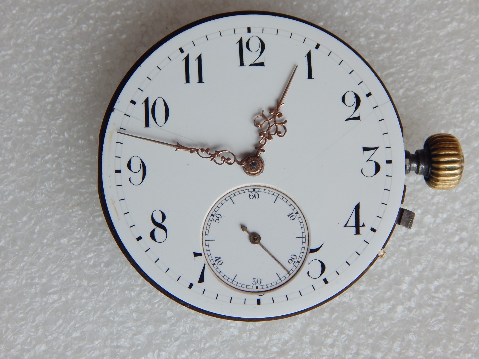 Pocket Watch Union Bell Glashütte Dürrstein Movement with Dial & Hands