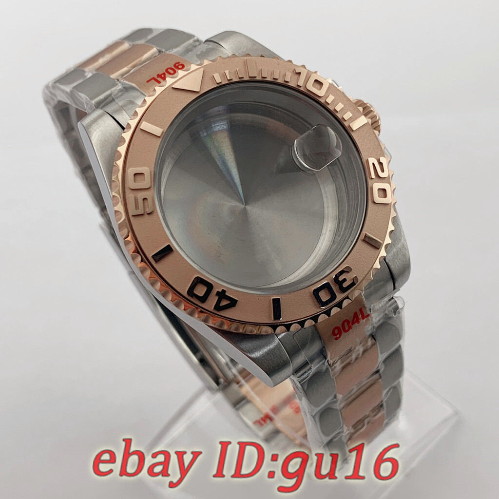 40mm Sapphire crystal Watch Case Fit NH34 NH35 NH36 ETA2824/2836 Miyota8215 821A