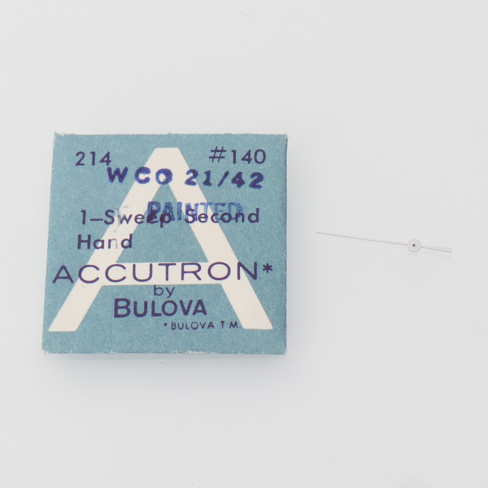 NOS Bulova Accutron Watch 214, 218 Sweep Second Hand #140 WCO 21/42 (C1D8)