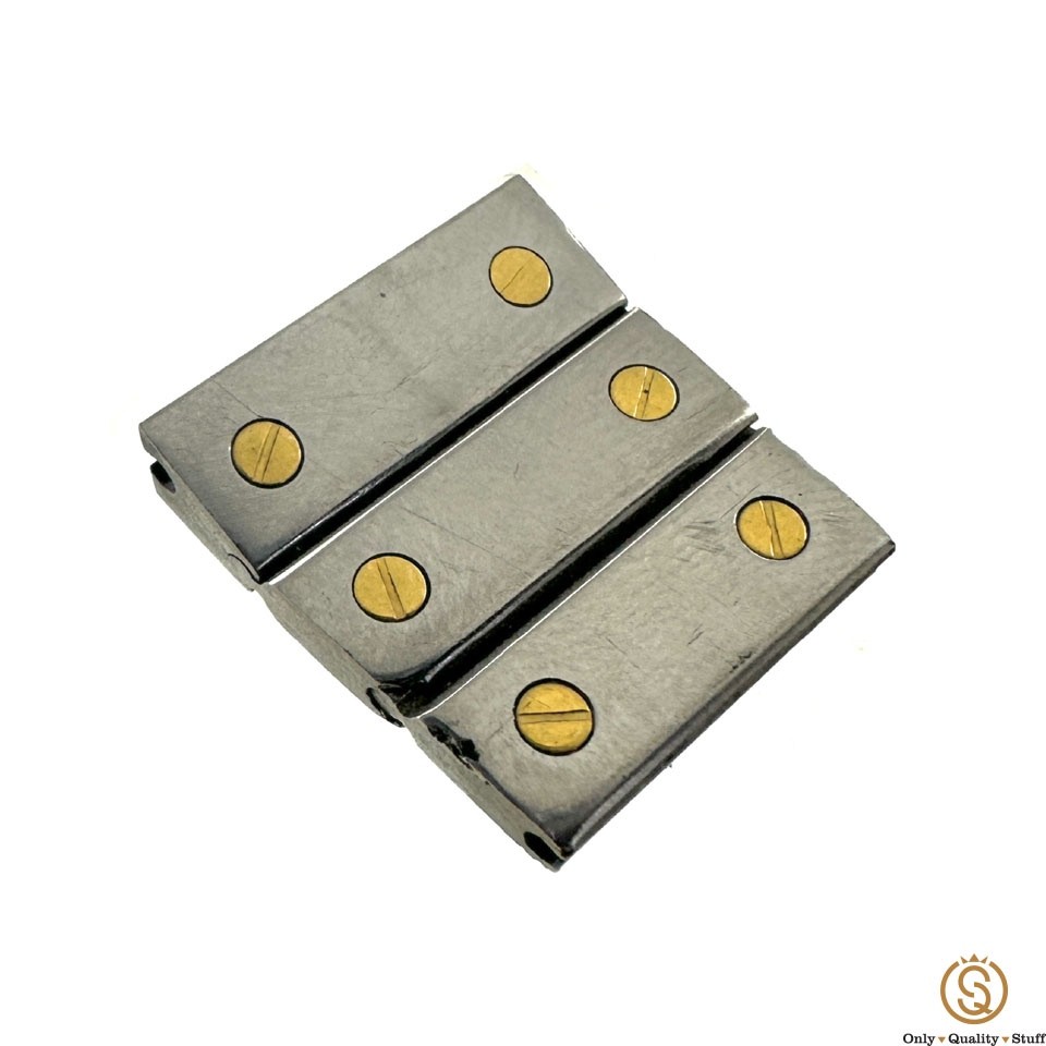Cartier Santos 2961 Original 18mm Steel/Gold End Link Steel/Gold End Jersey