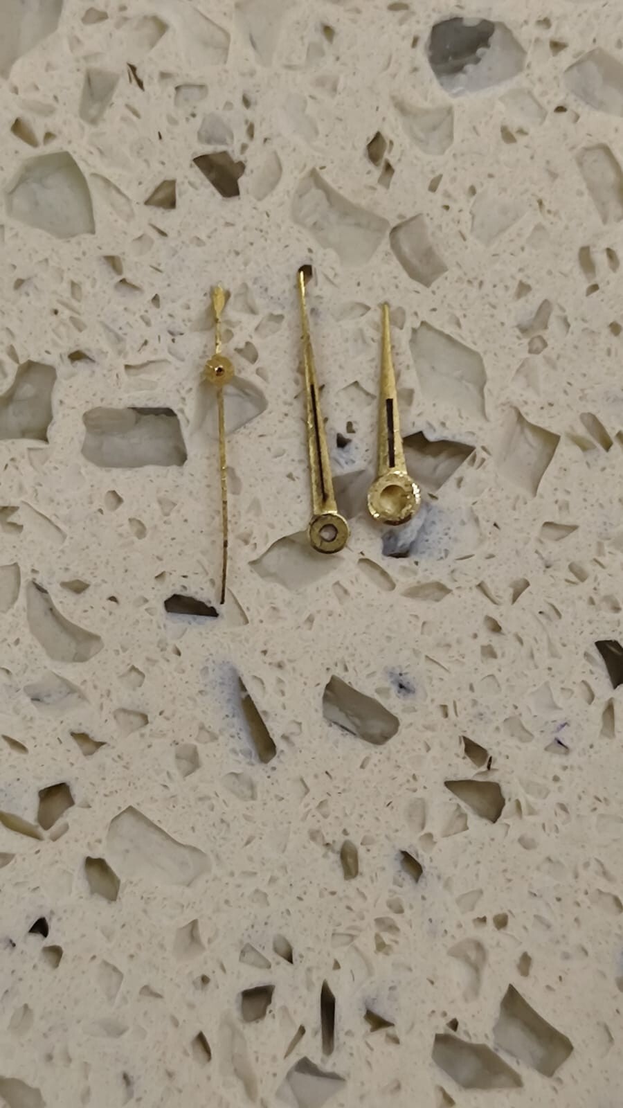 Tissot Cal 27B/ 27B-2 Parts SET HANDS GOLD Used