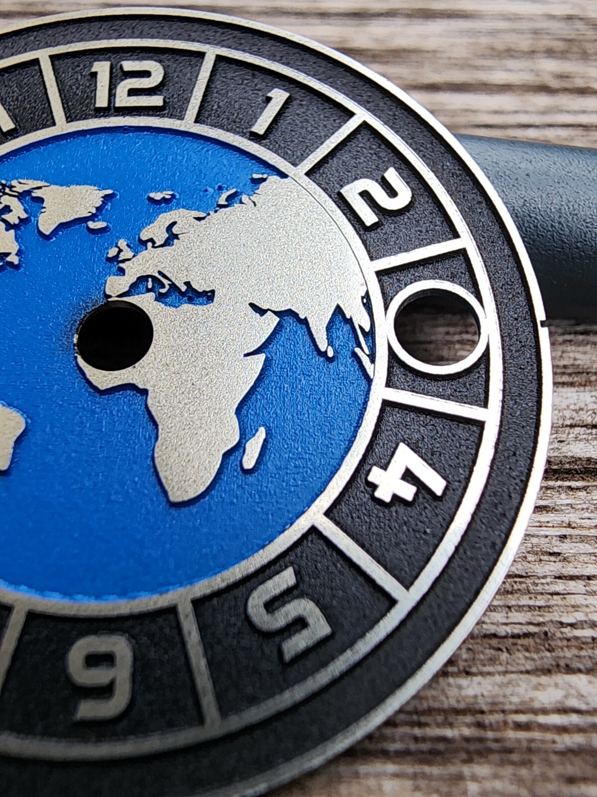 Custom-Made Laser Engraved Watch Dial | The WORLD – Order any designsize