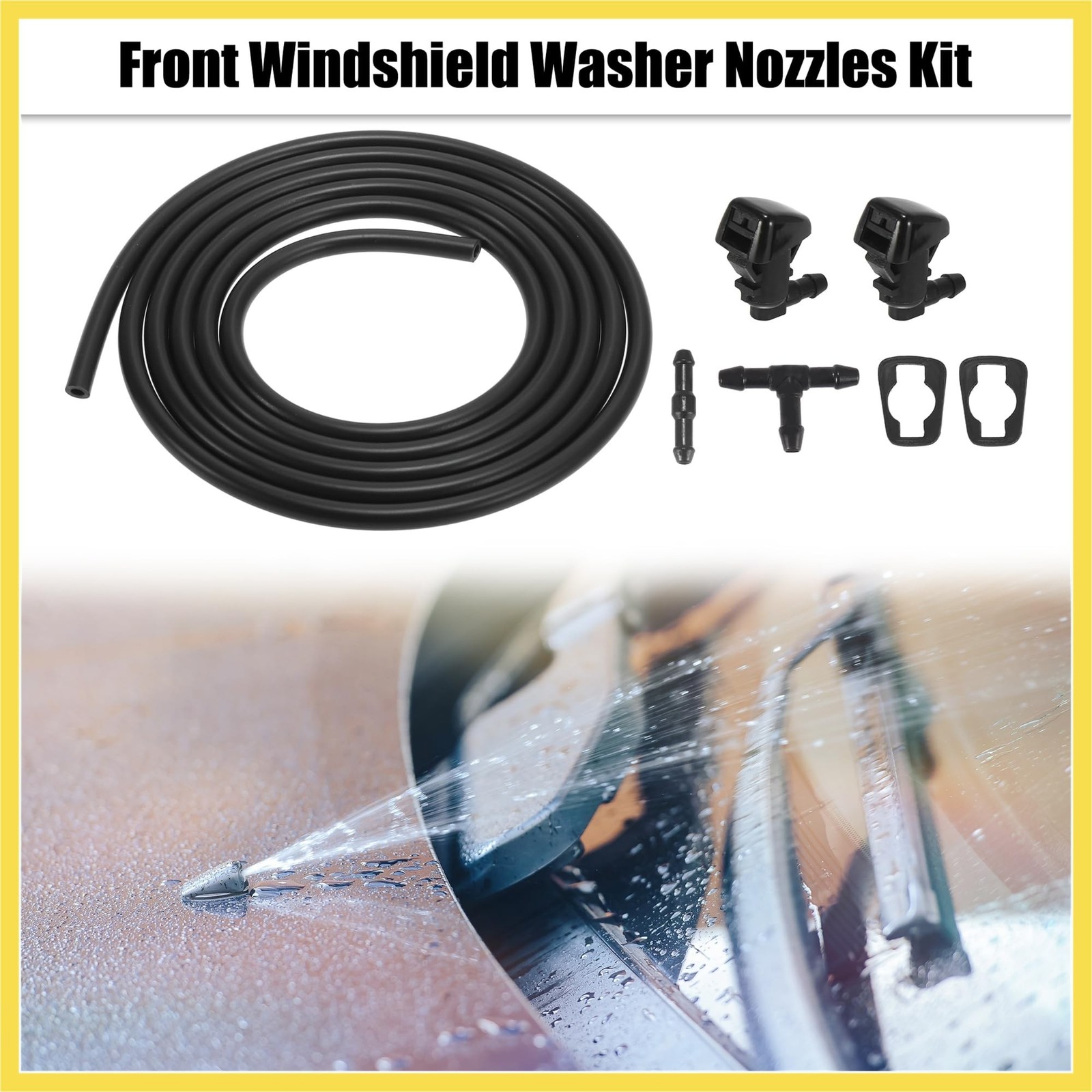 Front Windshield Washer Nozzles Kit for Jeep Commander 2.2 Meters Windshield …
