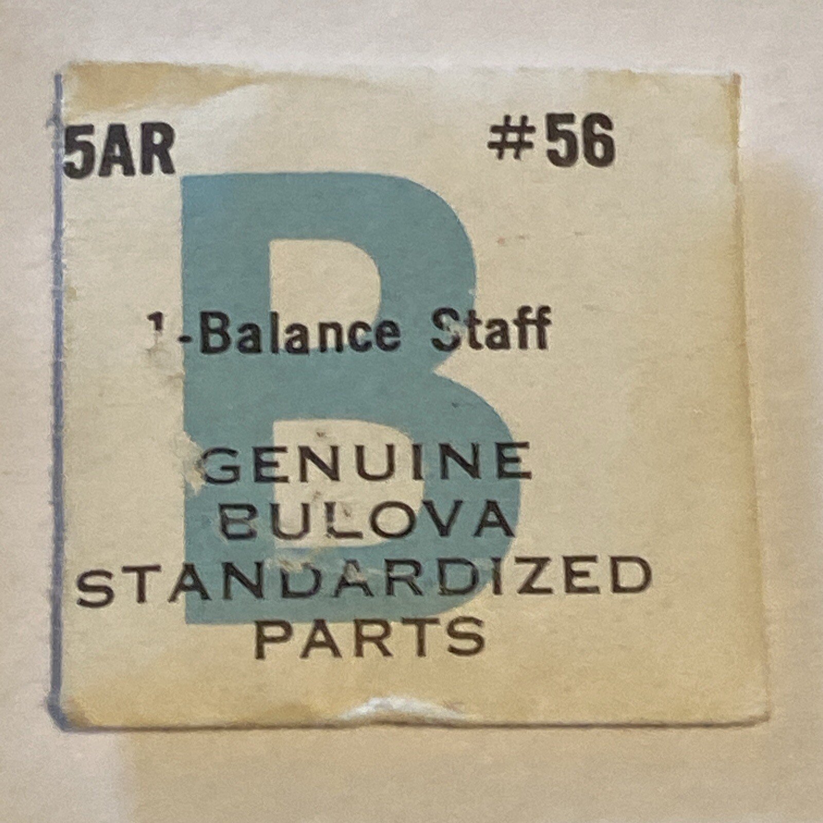 NOS Bulova Balance Staff #65 Cal. 3AF 3AH 3AK 5AC 5AF 5AN 5AR 5AZ 5BA 5BD