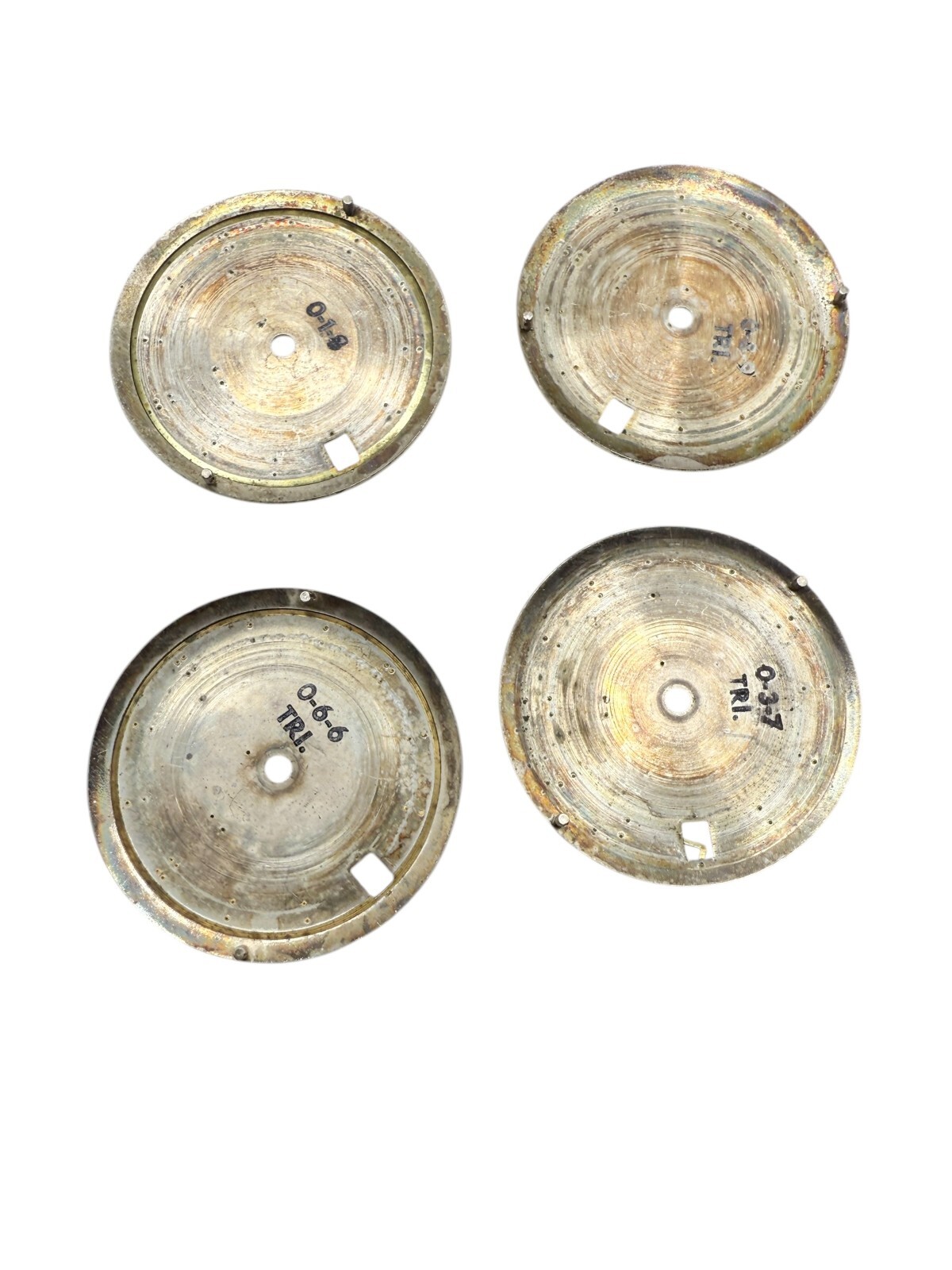 Lot of 4 Vintage Bulova Accutron 218 Watch Dials