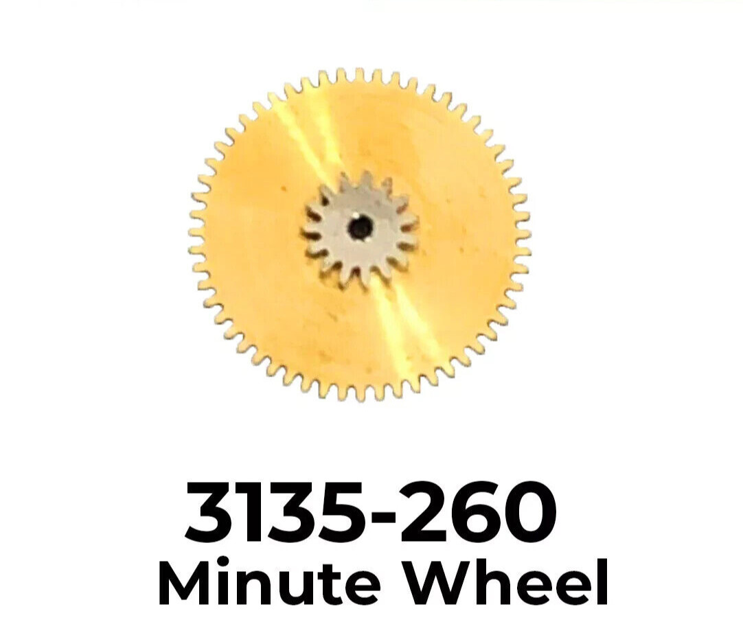 High Quality Swiss Made Minute Wheel fits Rolex 3135 Part #260