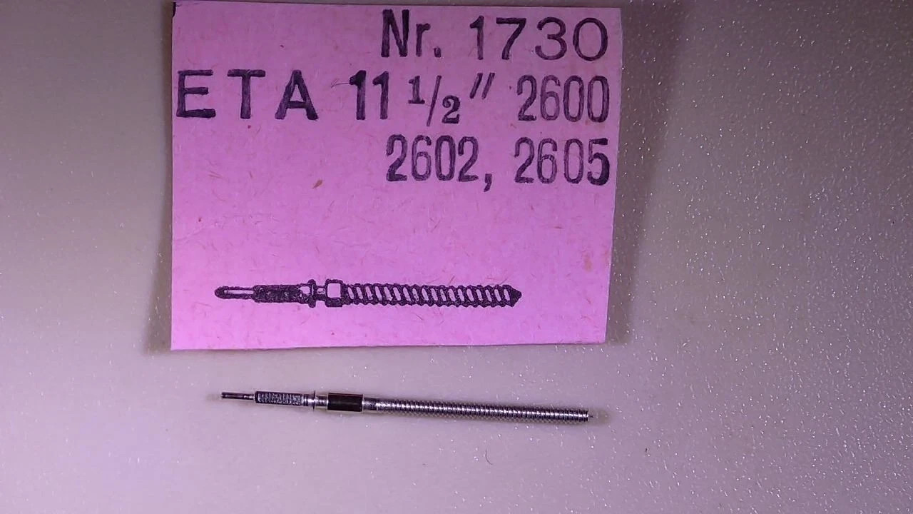 ETA Stem 11½ 2600, 2602, 2603, 2605, 2606, 2608, 2612, 2620, 2622, 2623, 2625..