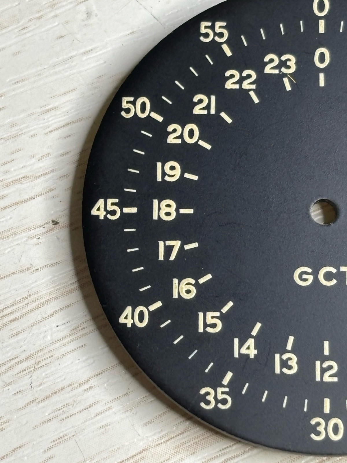 Elgin GCT 16 Size WWII Original Pocket Watch Dial – Pristine