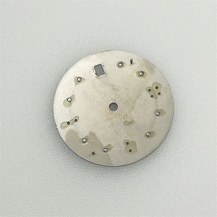 31mm Water Ripples Watch Dial Blue Luminous For Nh35 Movement Watch Accessories