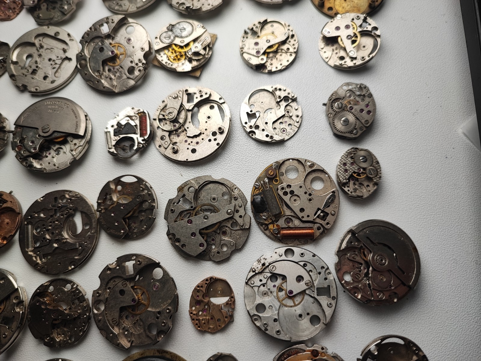 mix Watch Main Plate platinum lot as fe jej bfg fhf eta ronda amida dursa others