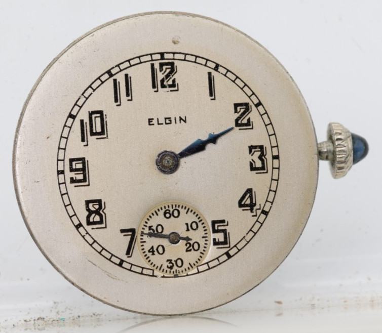 ELGIN CAL. 430, 6/0s 7j, 31378345 WRIST WATCH MOVEMENT FOR REPAIR (GT)