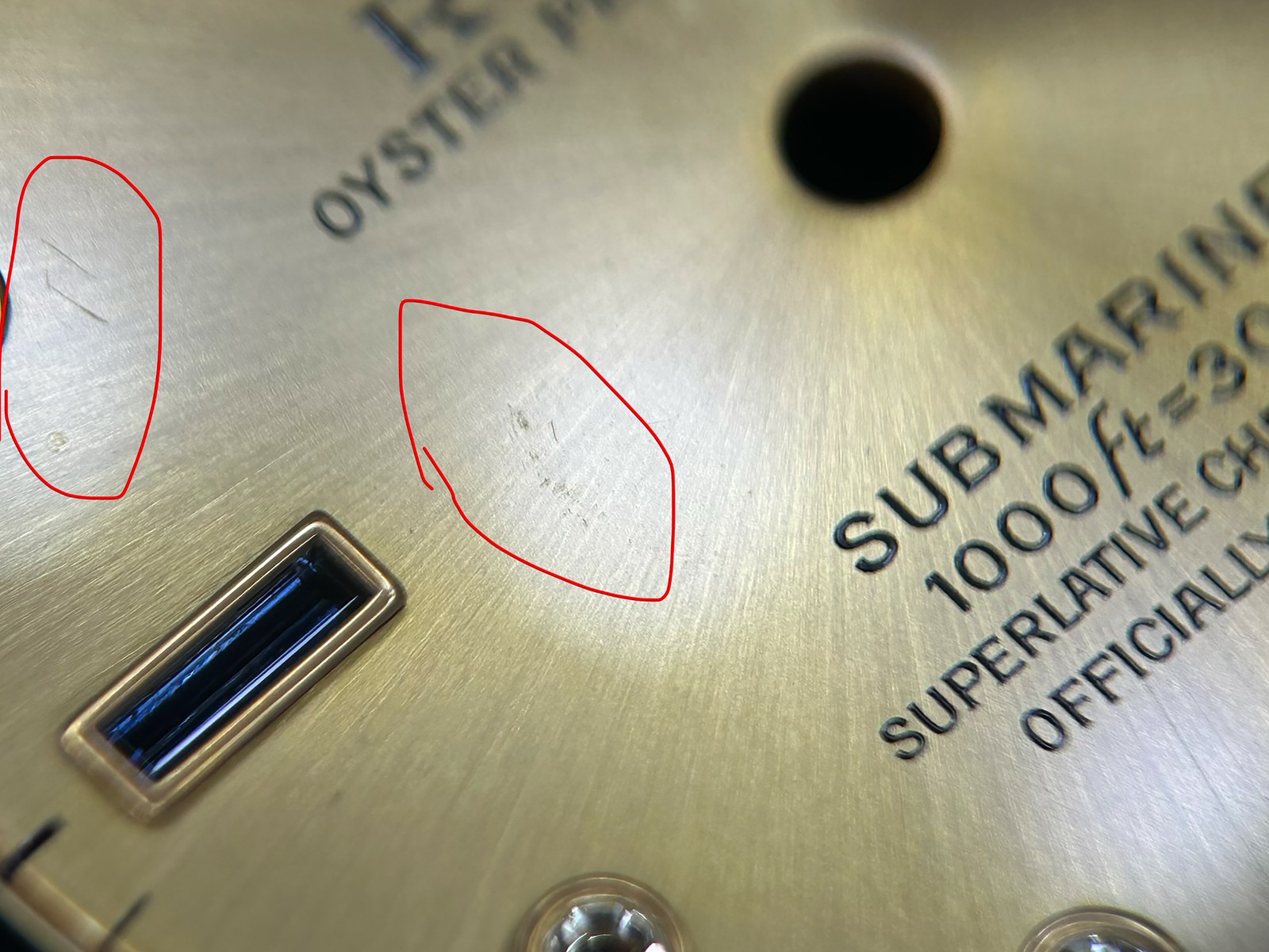 Rolex Submariner T 25 Champagne Serti Dial for model 16613 – 16618 FCD30124