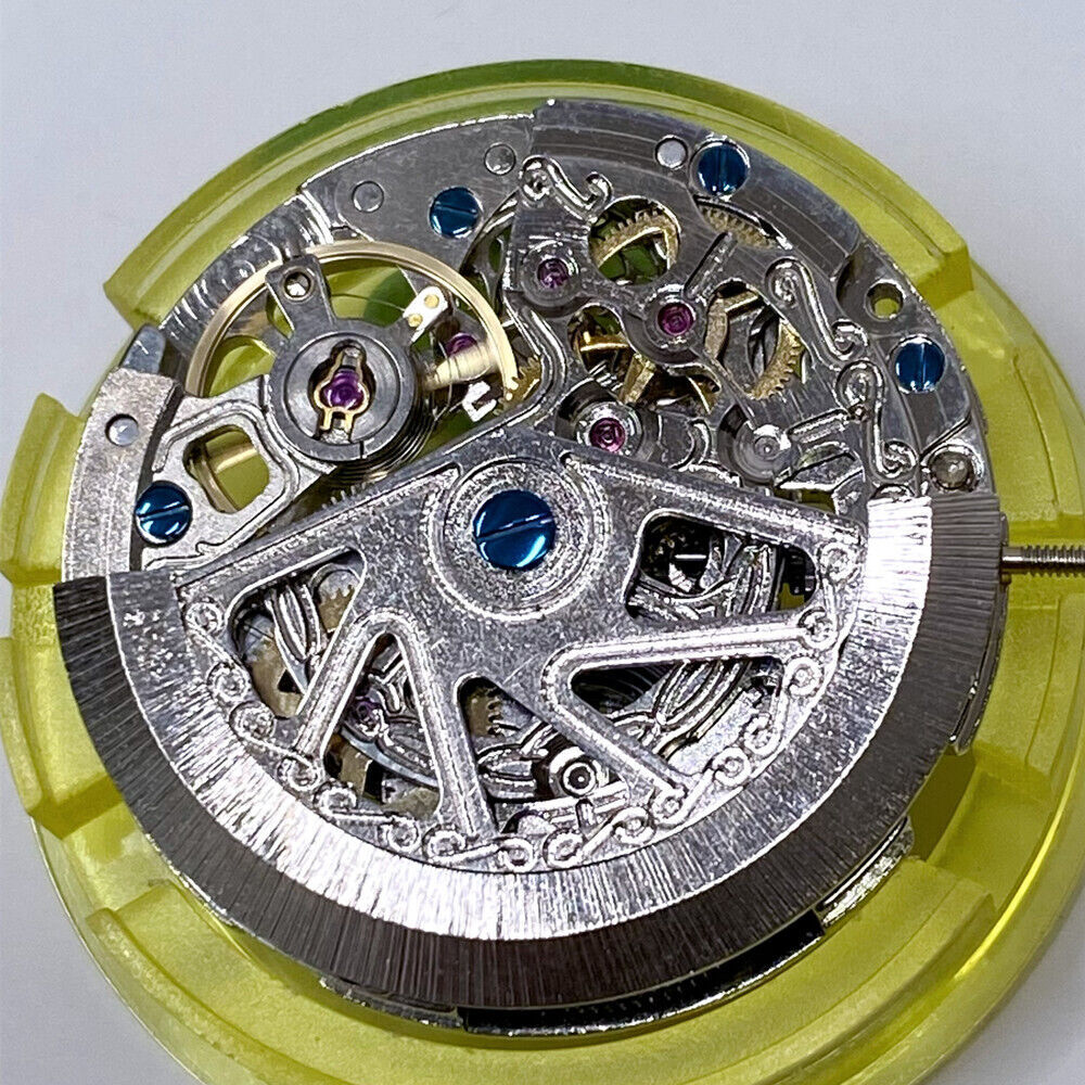 Silver Hollow Automatic Mechanical Movement 2813 for 8200 8205 Models