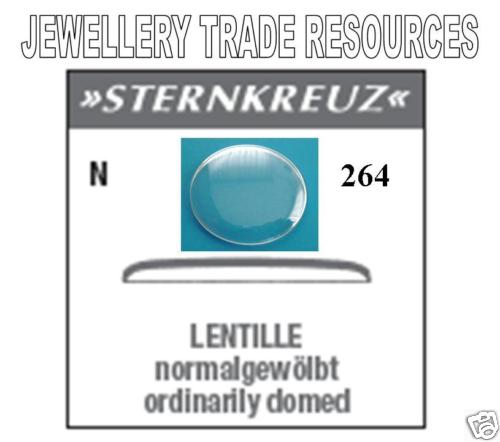 REPLACEMENT WATCH GLASS CRYSTAL – LOW DOME – 26.4mm DIAMETER