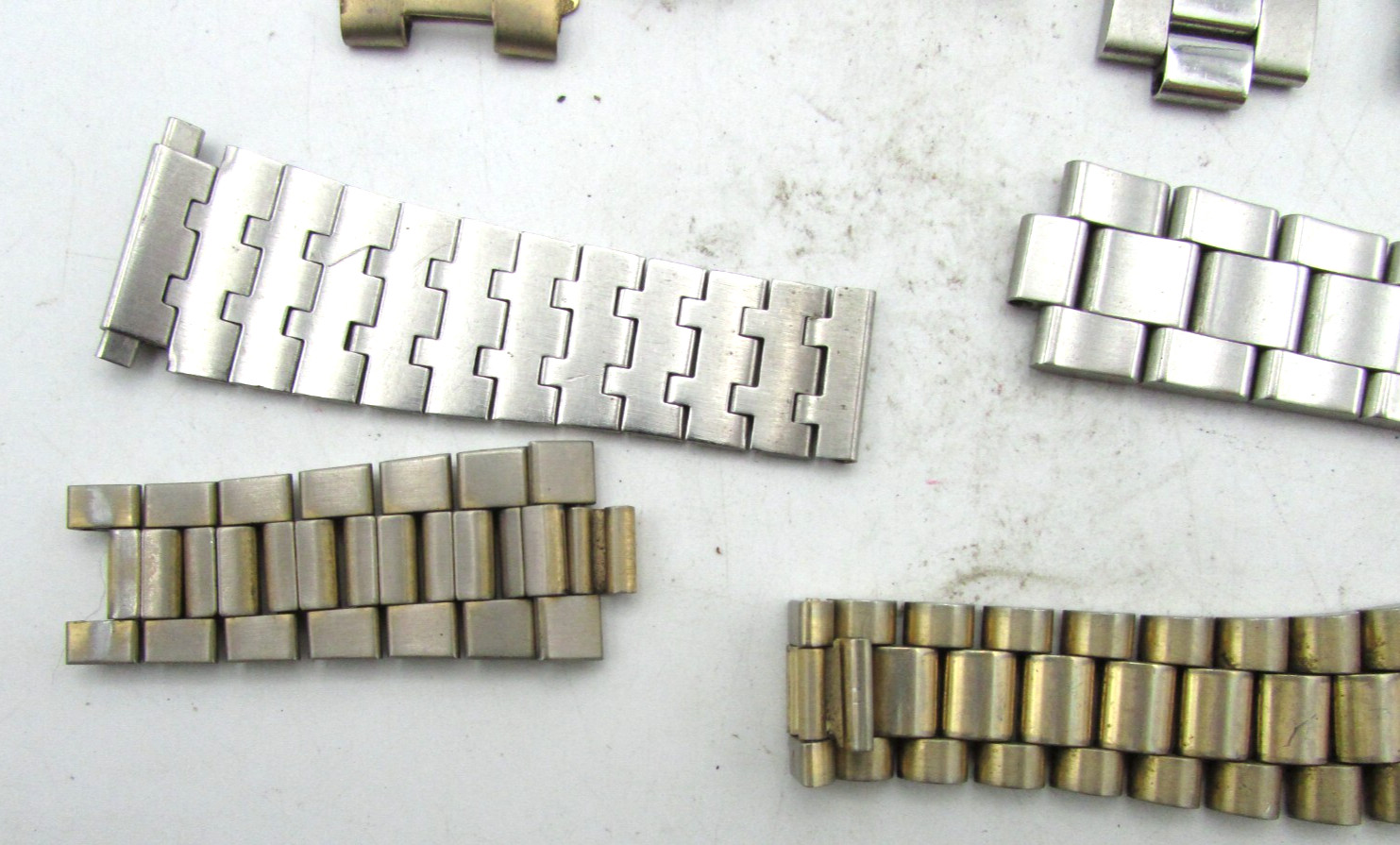 18-22mm RANGE SEIKO & CITIZEN STAINLESS STEEL BANDS WATCH PARTS REPAIR LOT W64