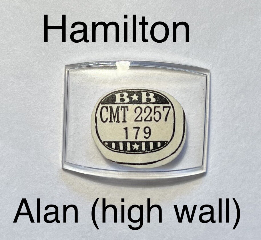 NOS Vintage 1940s Hamilton Alan High Wall Watch Glass Crystal Antique