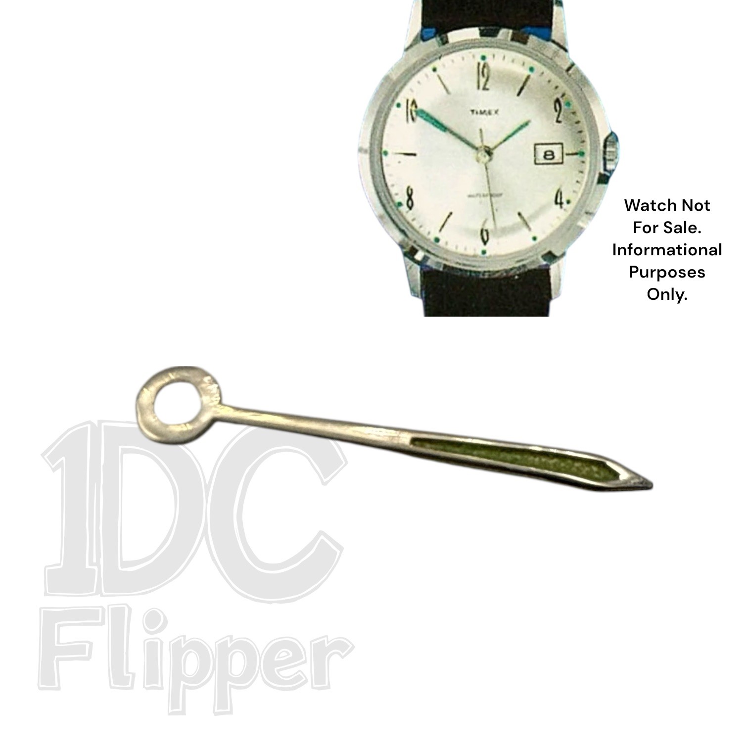 Timex Marlin Watch MINUTE HAND Part #69 1965-1966 Model 2117 Calendar NOS Read!