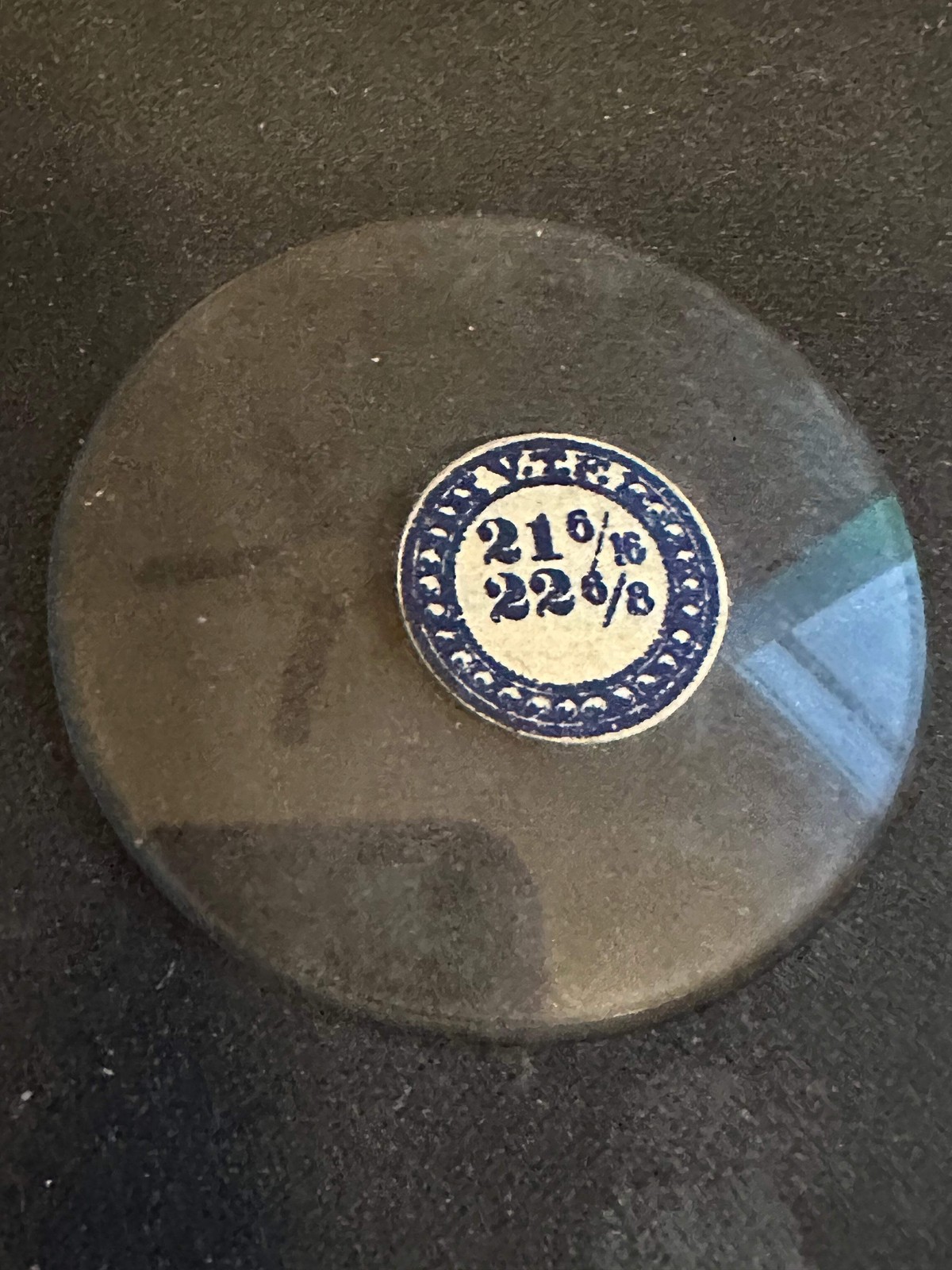 VTF Vintage Glass Pocket Watch Crystal 21-6/16 (~48.2mm) – NOS