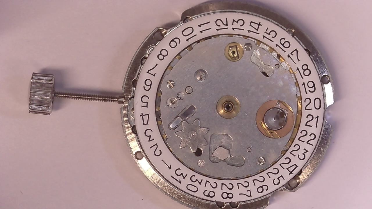 Ancienne Platine De Mouvement Montre Incomplete Cal. FE 4612
