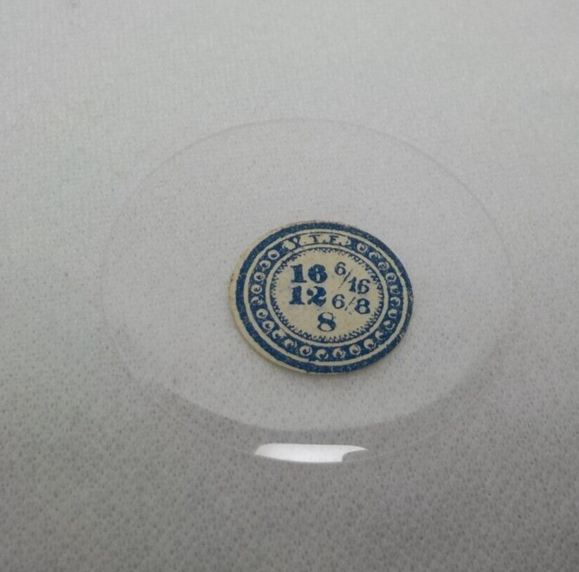 GLASS POCKET WATCH CRYSTAL HUNTER CASE SIZE 16 6/16 H 8 REPLACEMENT PART #189