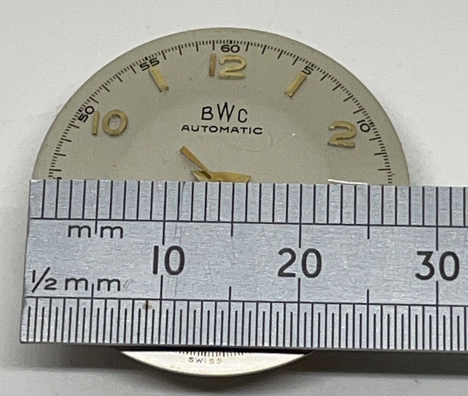 BWC AUTOMATIC MOVEMENT/BUTTES WATCH CO 21 Jewels Incabloc Swiss Runs