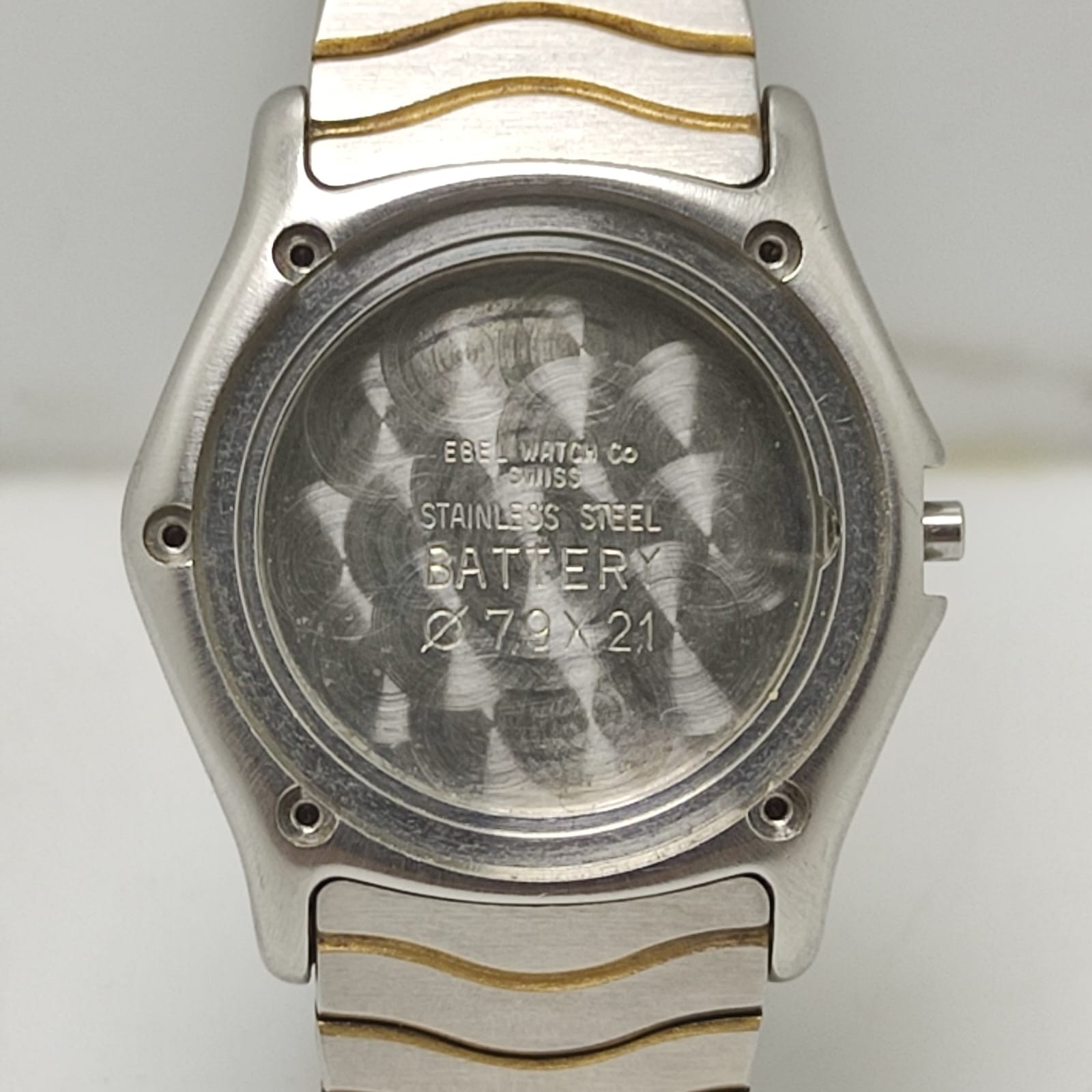 Ebel Classic Wave Stainless Steel Quartz Ladies Vintage Watch Case and Bracelet