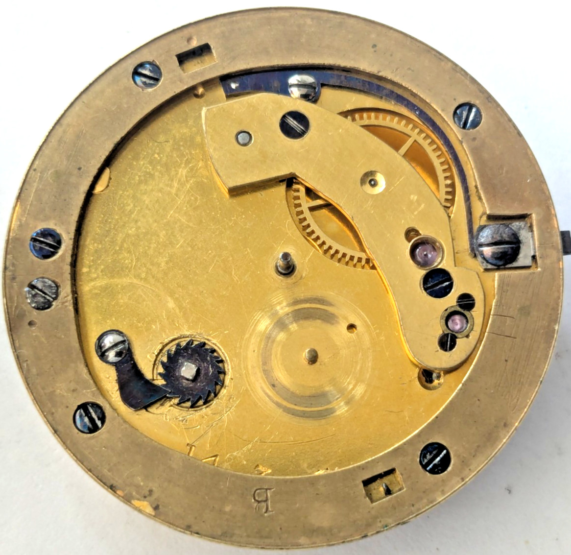 Antique Parkinson & Frodsham Change Alley London Fusee Watch Movement 52