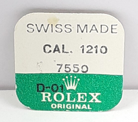 Original Rolex Spare Part # 7550 Caliber 1210 Winding Pinion. NOS Sealed