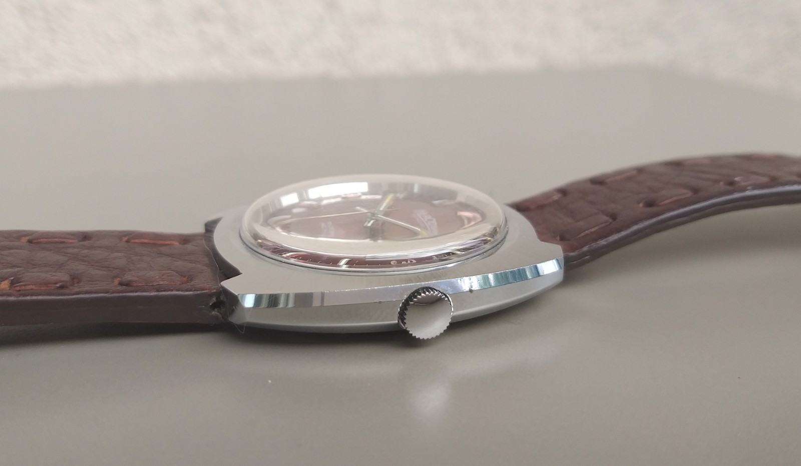 Peseux 7050 FHF 251 Project Watch 37mm Swiss Case and Dial Vintage 1970’s NOS