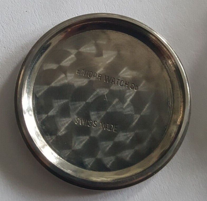 Enicar Steel Case For Automatic Movement With Diameter Of 27.50mm