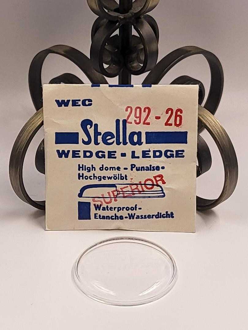 VTG Stella Wedge Ledge High Dome Watch Crystal WEC 292-26