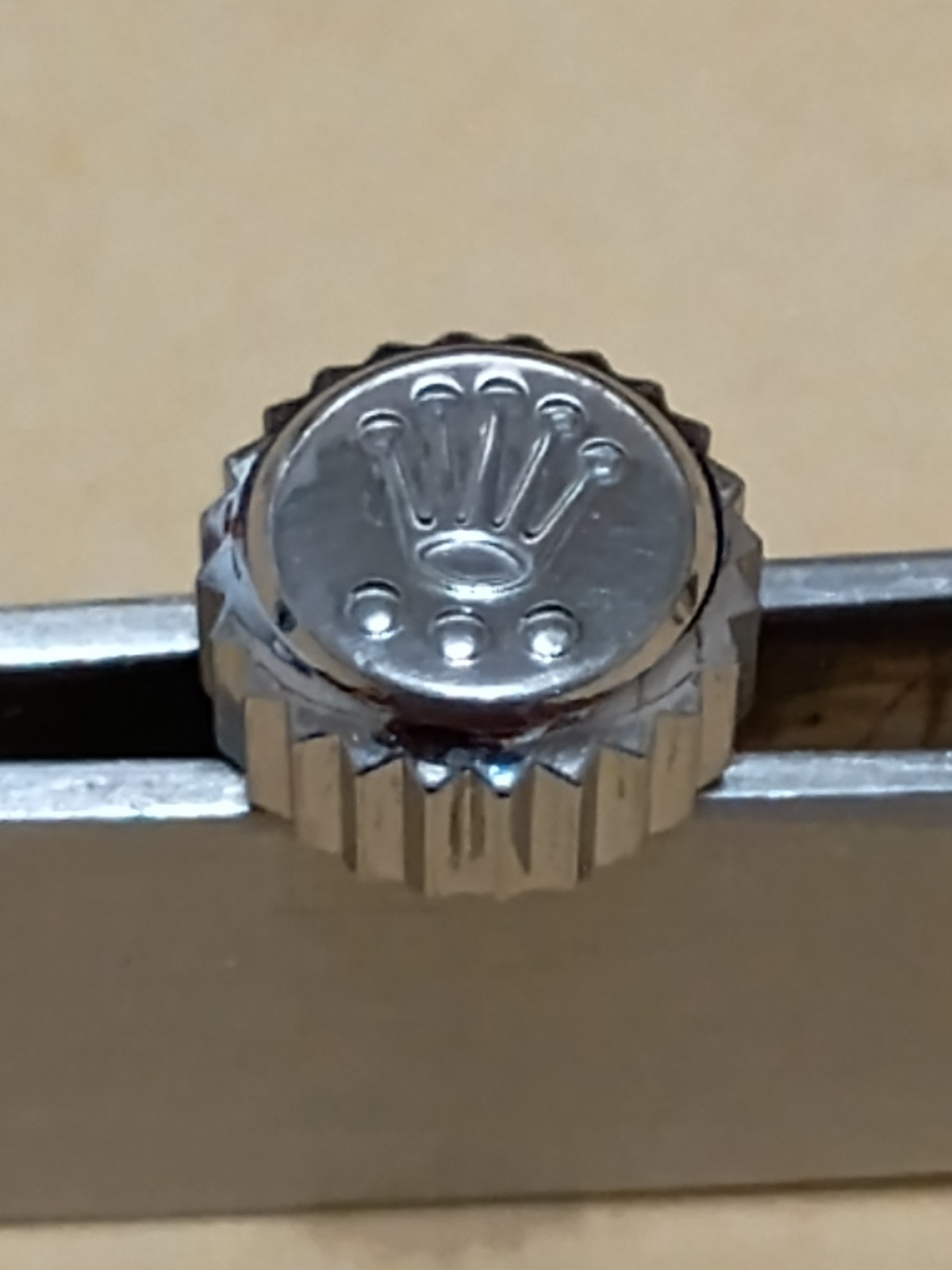 ROLEX GENUINE STAINLESS STEEL 8mm CROWN 24-802-0 FOR DEEPSEA 116660 / 126660.
