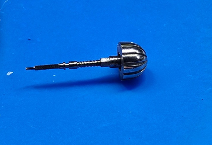 GENUINE BREITLING CHRONOMAT SILVER STEM & CROWN FOR ETA 7750 EXCELLENT A13356