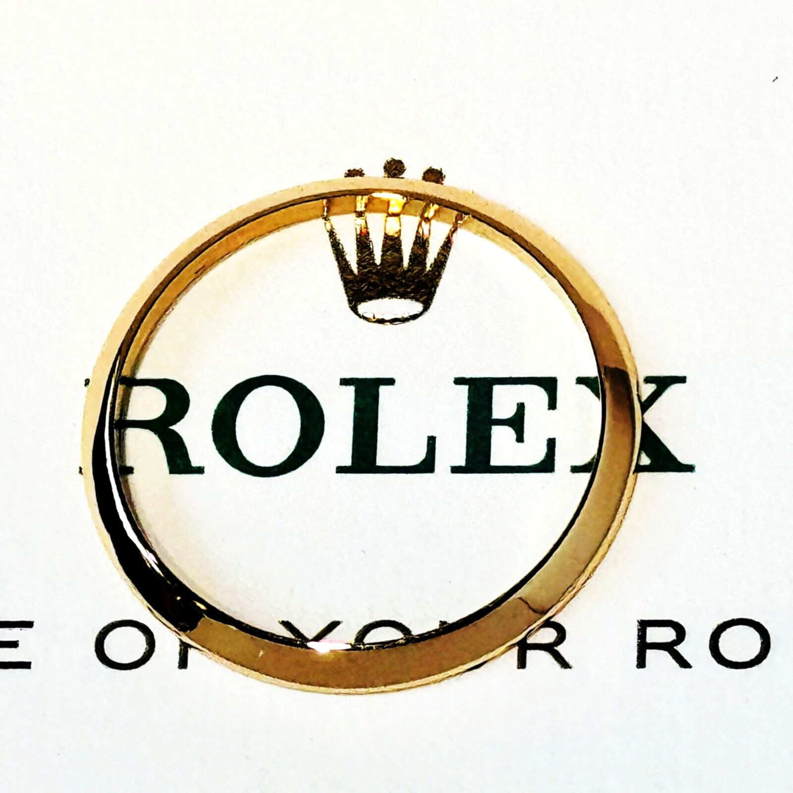 Genuine ROLEX 18k Yellow Gold 26mm Smooth Bezel for Datejust 69163 79163