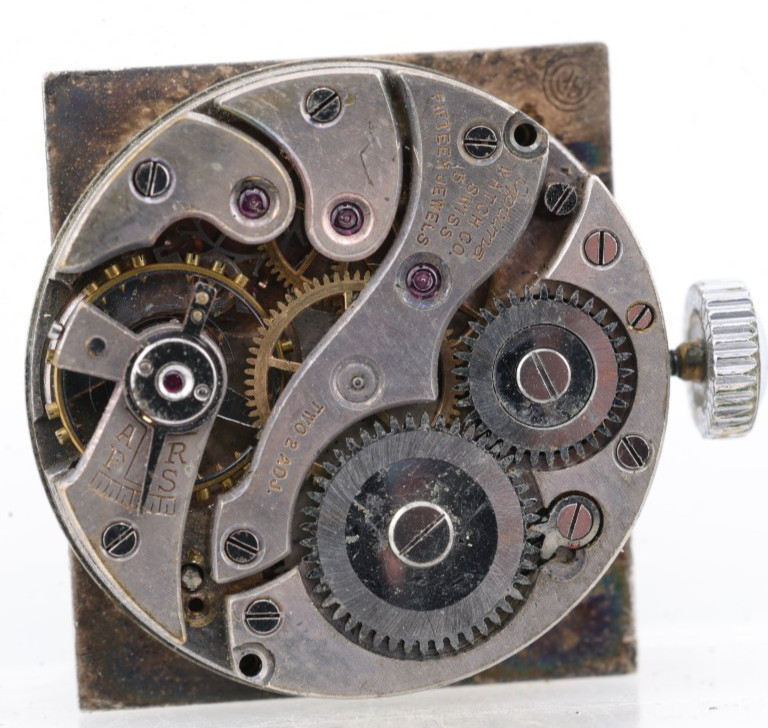 OPTIMA 15j SWISS TRENCH WRIST WATCH MOVEMENT, 23.59mm, GOOD BALANCE (A15)