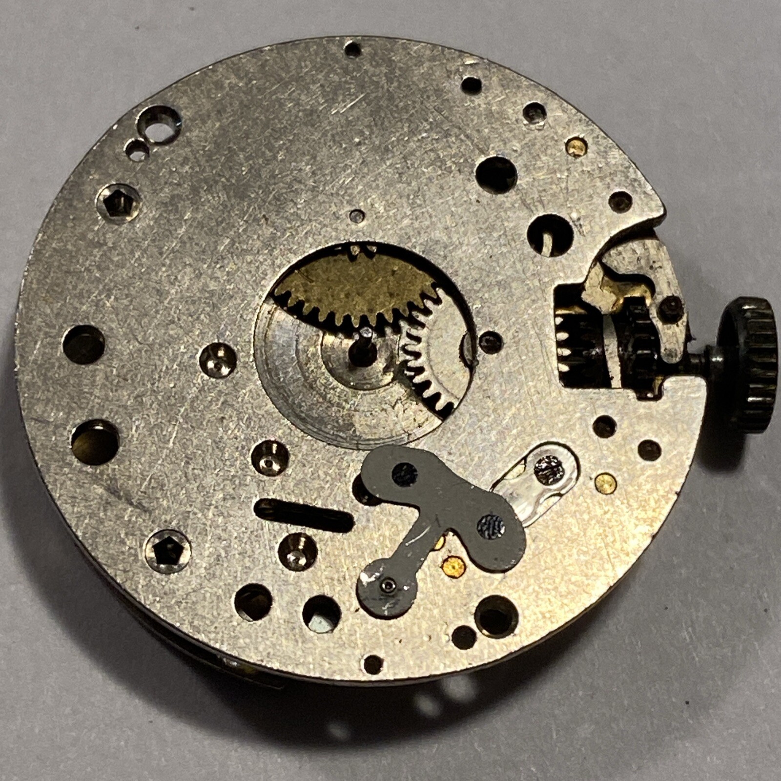 Rega LTD Israel Watch Co. Movement 1 Jewel Character Watch For Parts Good Staff