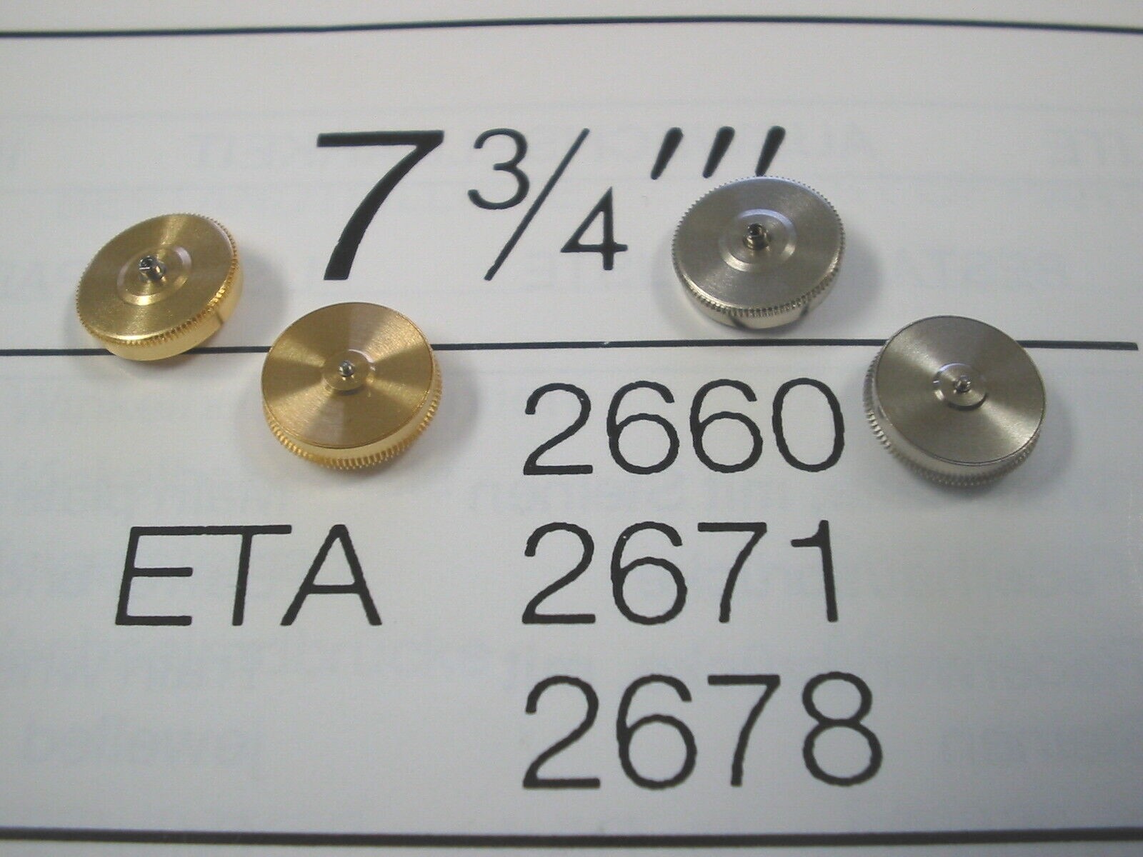 ETA 2671, new, original ETA factory complete barrel with new mainspring #180/1.