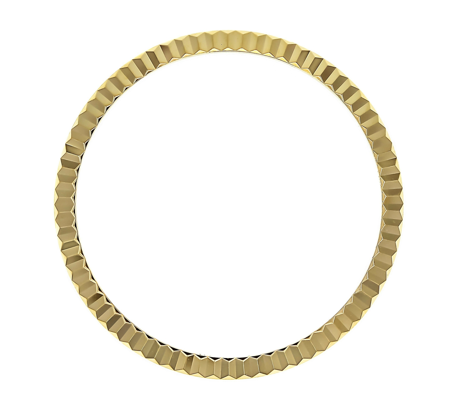 FLUTED BEZEL FOR 34MM ROLEX DATE 1511,1550,1600,15053,15505,15223 GOLD PLATED