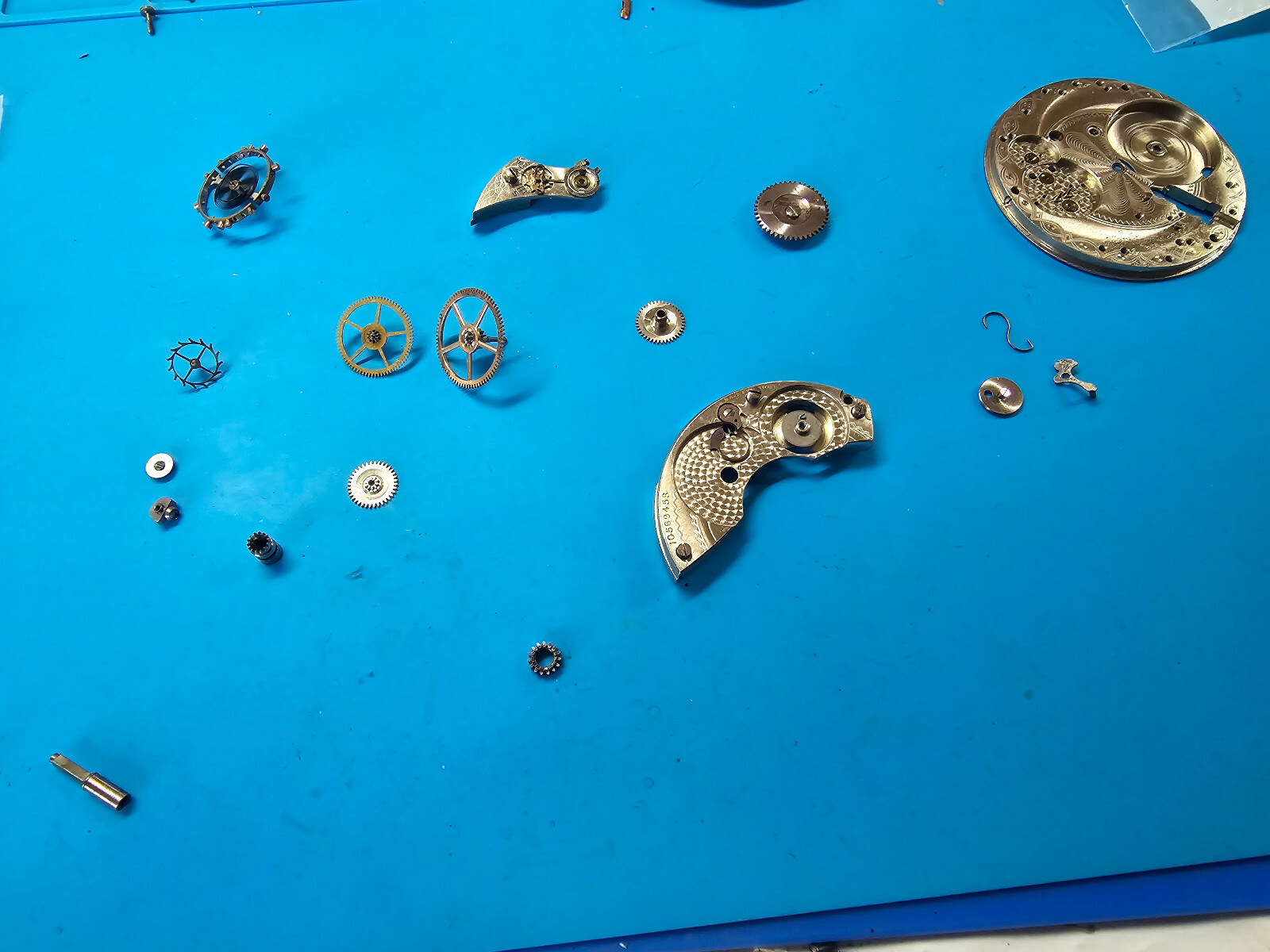 VINTAGE 16 SIZE 23 JEWEL WALTHAM VANGUARD MODEL 1899 POCKET WATCH PARTS