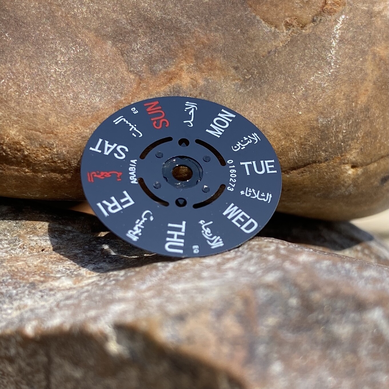 Genuine Seiko Black Day Wheel Disc 3 o’clock from 7S36 English+Arabic~US Seller
