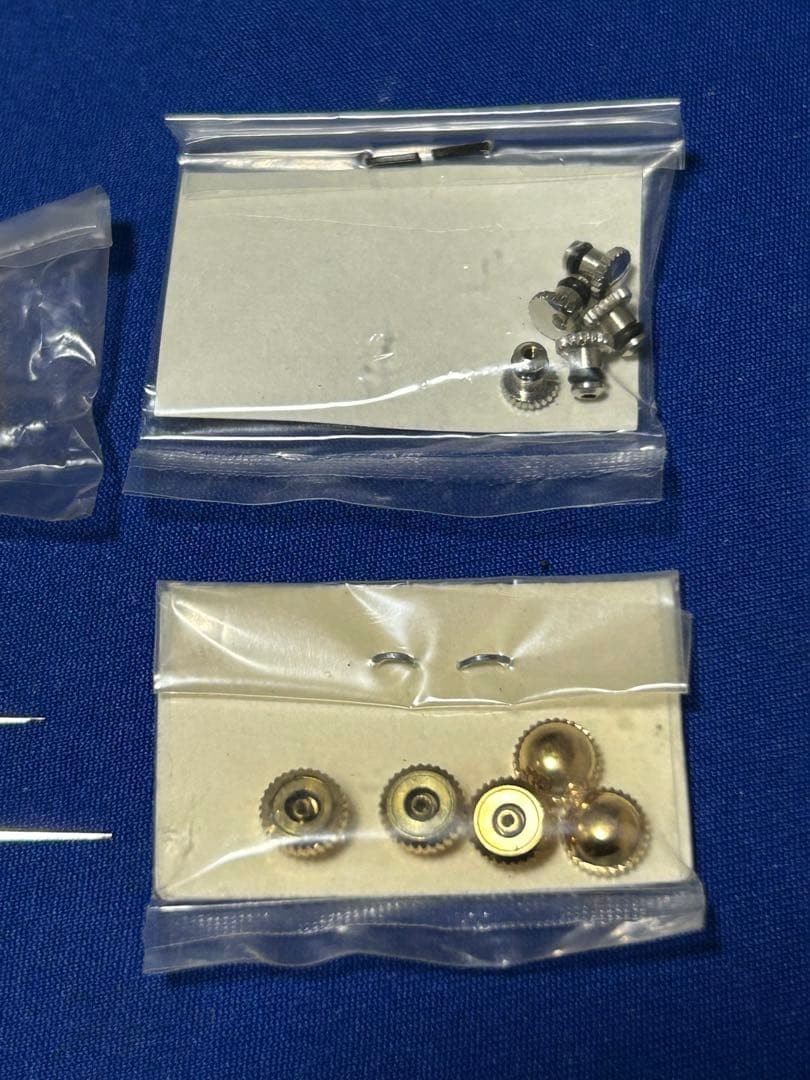 Watch repair parts kit: Ricoh, Citizen, crown, hands