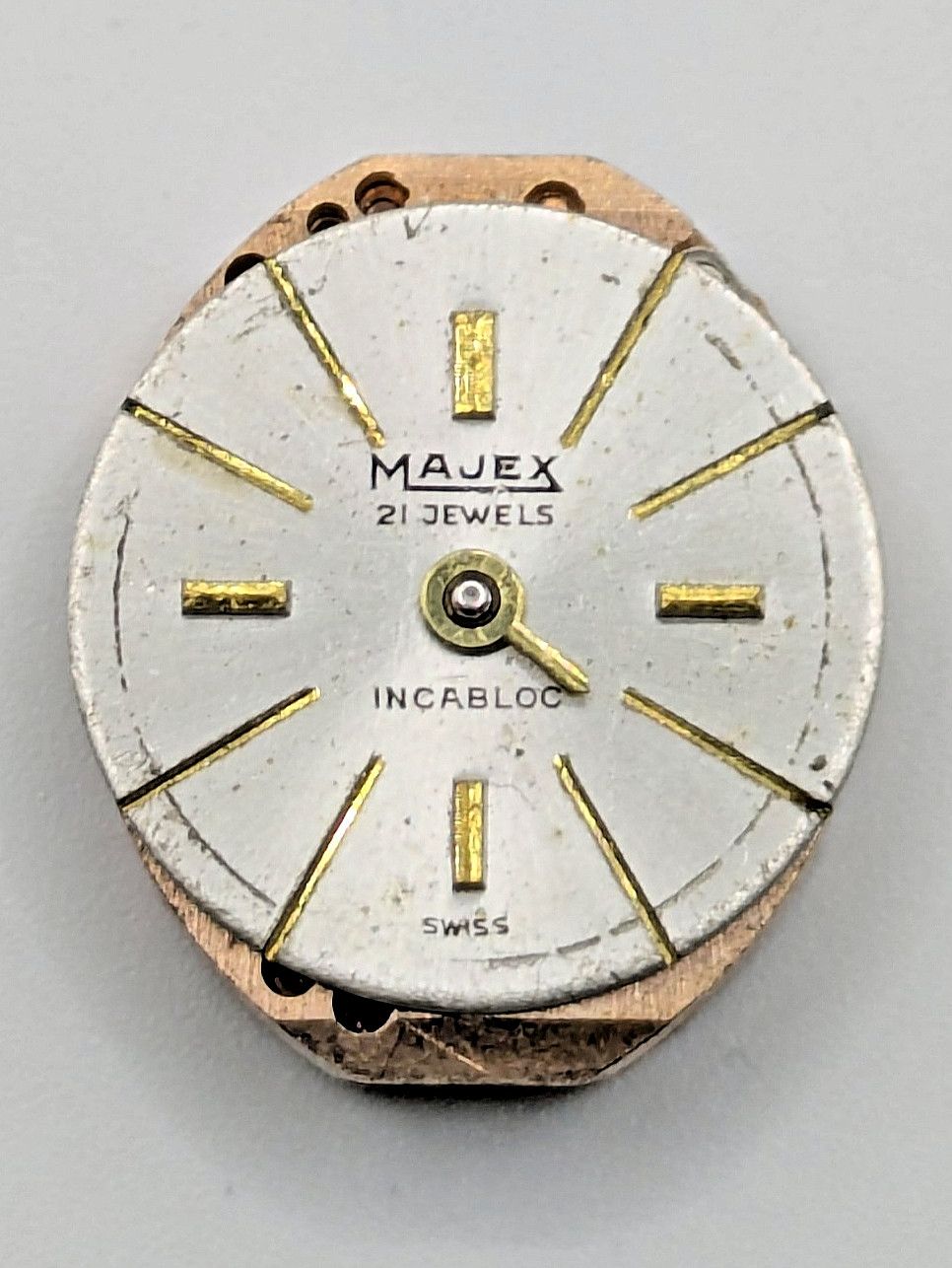Majex AS 1677 Manual Wind Watch Movement 21J Incabloc Swiss Parts 13.5mm