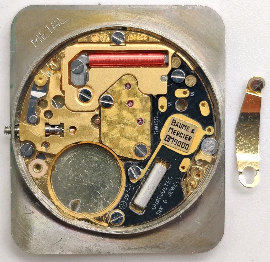 Baume & Mercier BM9000 ETA Cal. 959.001 Swiss quartz watch movement For Repair